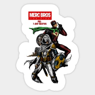 Merc Bros Sticker